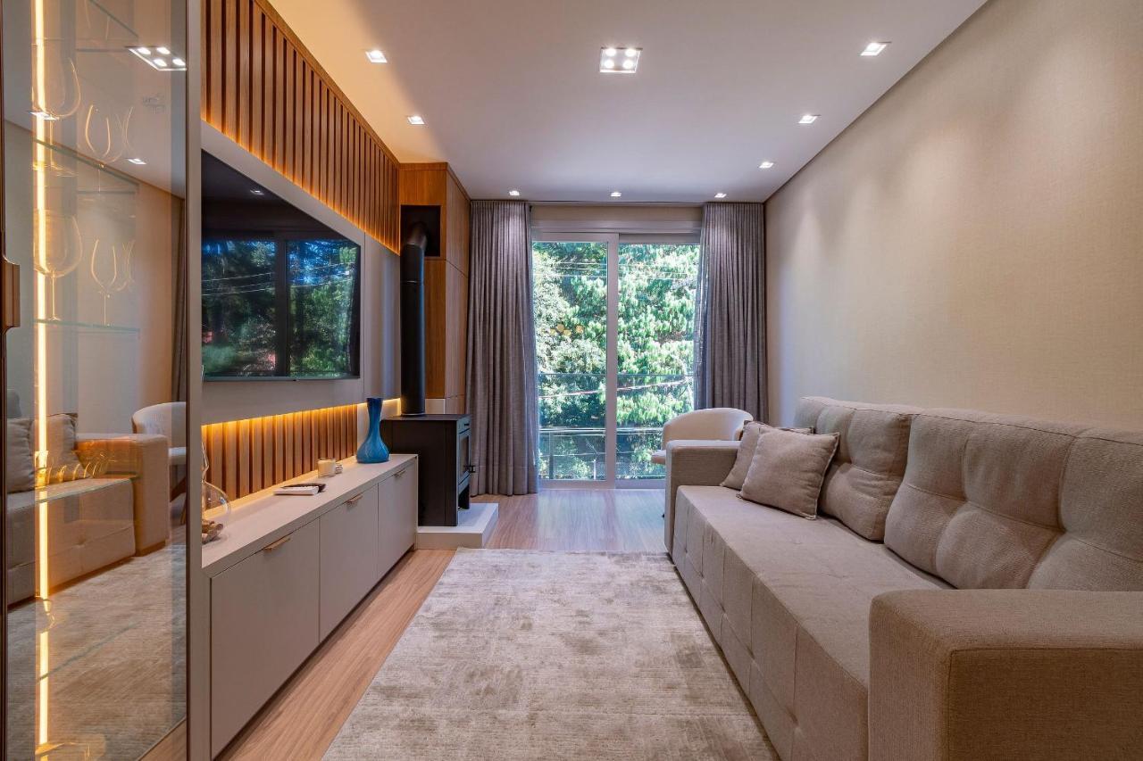 Apartament Rosa Edificio Bellagio Canela Com Infraestrutura Completa Zewnętrze zdjęcie