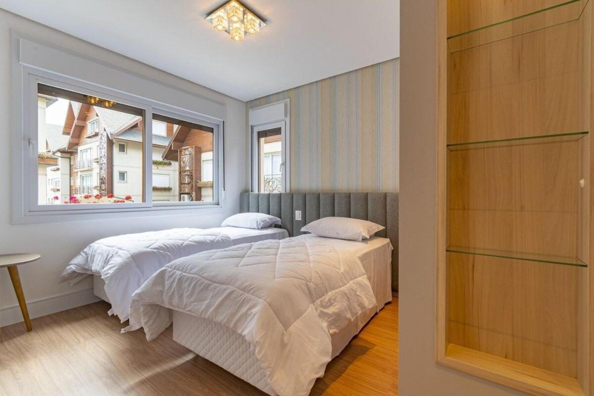 Apartament Rosa Edificio Bellagio Canela Com Infraestrutura Completa Zewnętrze zdjęcie