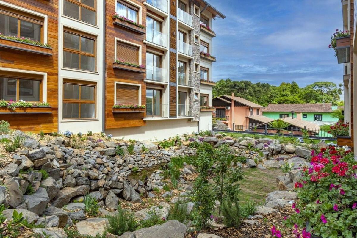 Apartament Rosa Edificio Bellagio Canela Com Infraestrutura Completa Zewnętrze zdjęcie