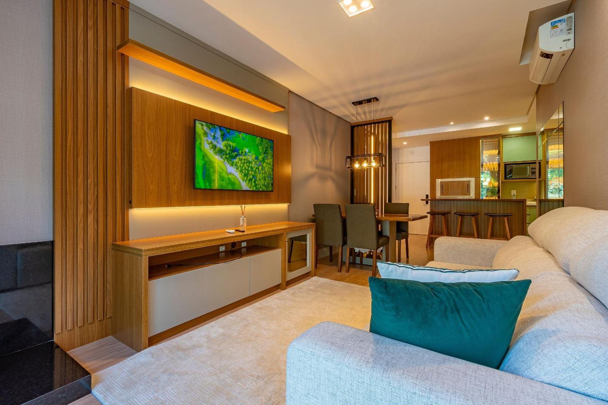 Apartament Rosa Edificio Bellagio Canela Com Infraestrutura Completa Zewnętrze zdjęcie