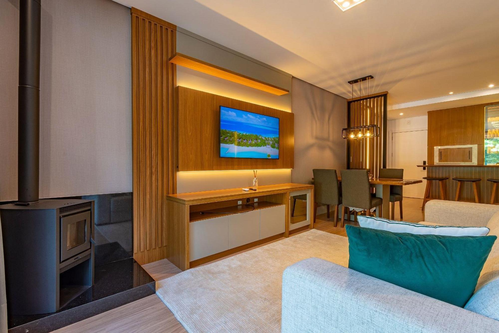 Apartament Rosa Edificio Bellagio Canela Com Infraestrutura Completa Zewnętrze zdjęcie