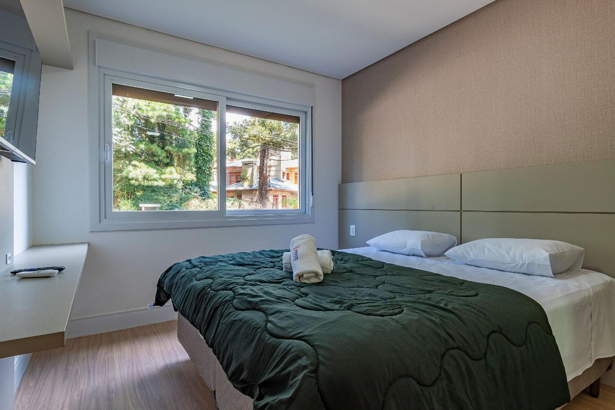 Apartament Rosa Edificio Bellagio Canela Com Infraestrutura Completa Zewnętrze zdjęcie