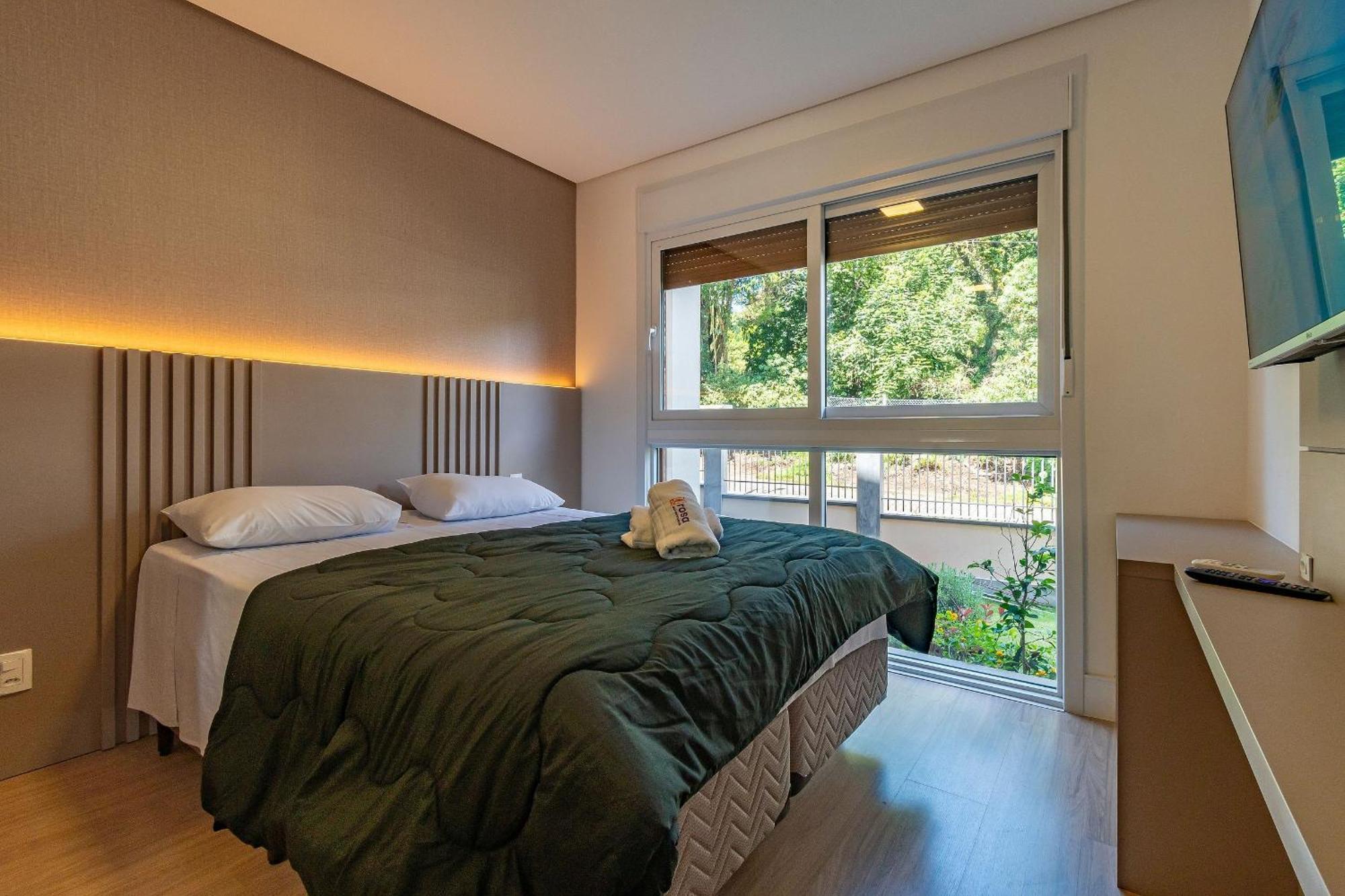 Apartament Rosa Edificio Bellagio Canela Com Infraestrutura Completa Zewnętrze zdjęcie