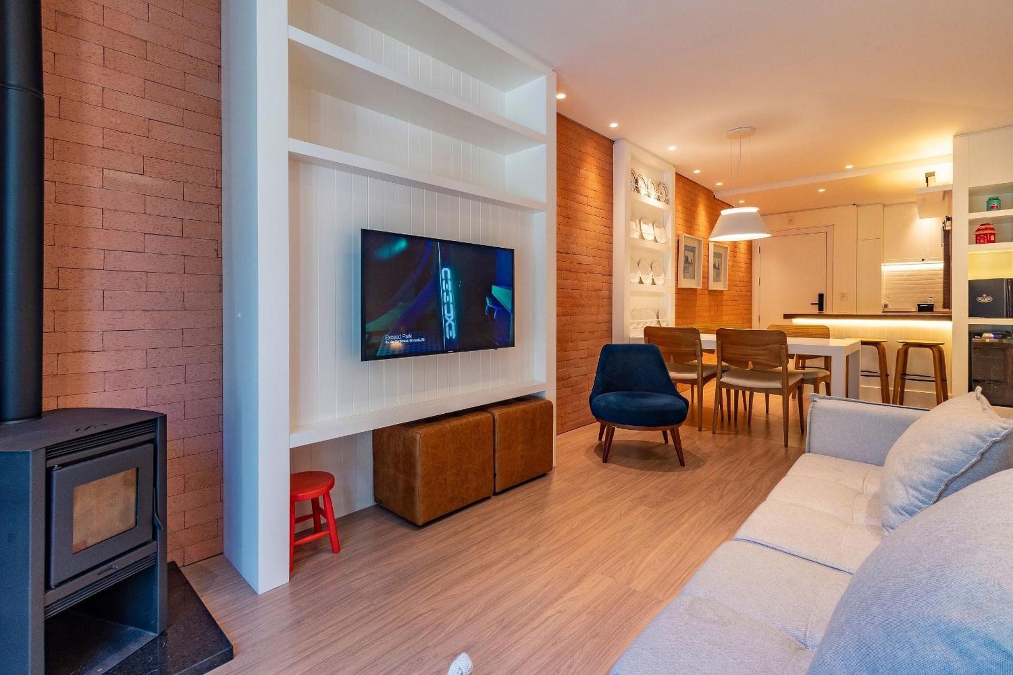 Apartament Rosa Edificio Bellagio Canela Com Infraestrutura Completa Zewnętrze zdjęcie